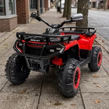 Детский квадроцикл M 6351EBLR-3 красный пульт управления